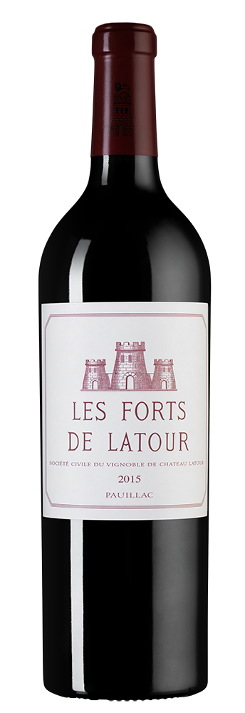 Вино Les Forts de Latour (Pauillac), Chateau Latour, 2015, (149573), Франция, Бордо, красное, сухое, 0.75 л, Ле Фор де Латур, цена 84990 рублей
