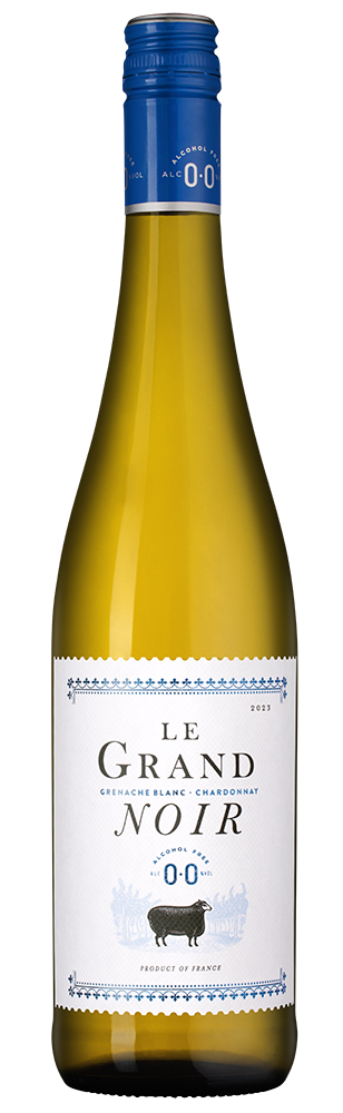 Вино безалкогольное Le Grand Noir Grenache Blanc - Chardonnay, 0,0%, (149766), Франция, Лангедок-Руссильон, 0.75 л, Ле гран Нуар Гренаш Блан – Шардоне, цена 1990 рублей