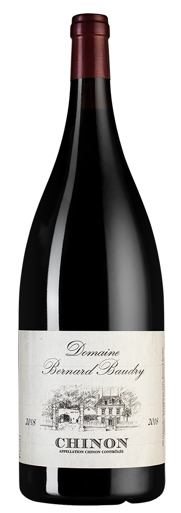 Вино Chinon Rouge, Domaine Bernard Baudry, 2018, 1.5л, (124977), Франция, Долина Луары, красное, сухое, 1.5 л, Шинон Руж, цена 8690 рублей