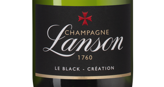 Шампанское и игристое вино из винограда шардоне (Chardonnay) Le Black Création 257 Brut