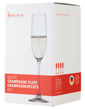 Для шампанского Набор из 4-х бокалов Spiegelau Salute для шампанского, (112328), Германия, 0.21 л, Бокал Шпигелау Салют для шампанского цена 4760 рублей