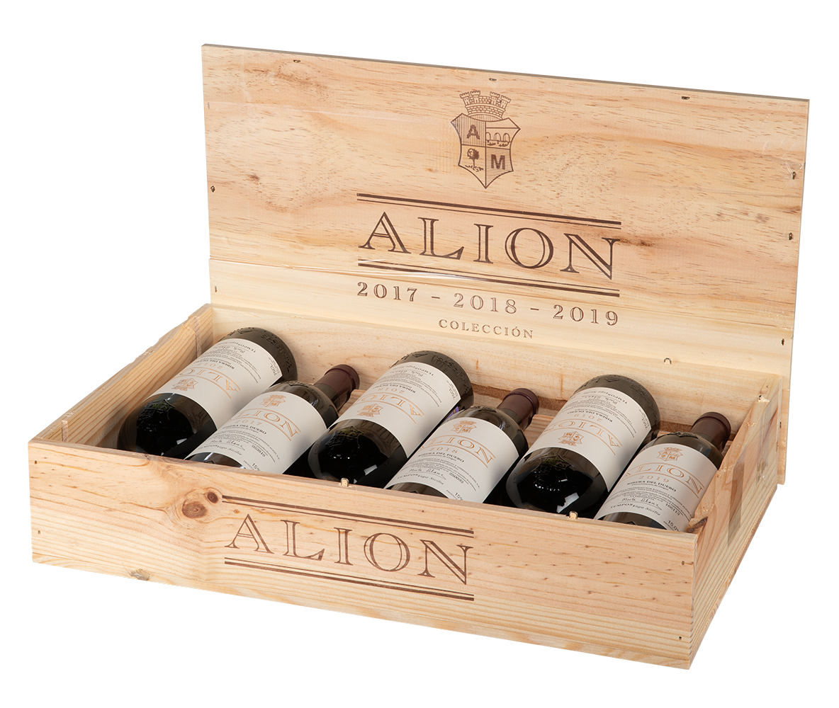 Вино в подарочном сете Alion 2017- 2019, Bodegas Alion, (147939), Испания, Кастилия и Леон, 0.75 л, Набор вин: Алион 2017- 2019, цена 189990 рублей
