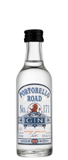 Джин Portobello Road London Dry Gin, (126839), 42%, Соединенное Королевство, 0.05 л, Портобелло Роуд Лондон Драй Джин цена 540 рублей