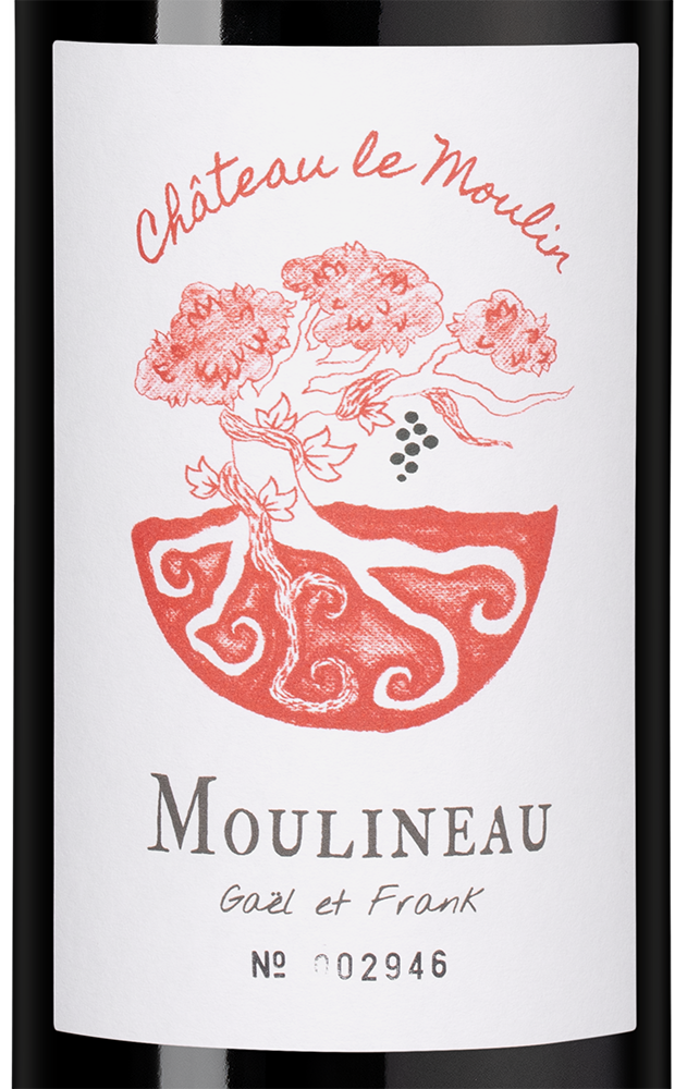 Вино Bergerac Moulineau, Chateau Le Moulin, 2022, (152933), Франция, Юго-Запад, красное, сухое, 0.75 л, Мулино, цена 3140 рублей