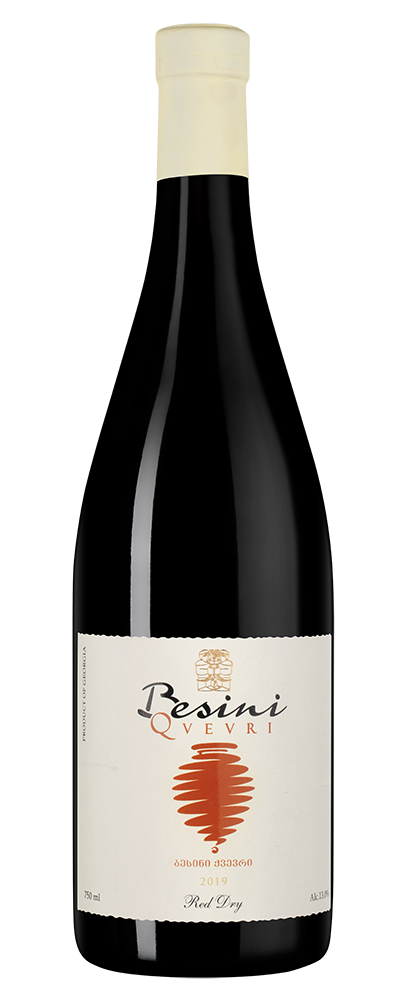 Вино Besini Qvevri Saperavi, 2019, (139207), Грузия, Кахетия, красное, сухое, 0.75 л, Бесини Квеври Саперави, цена 3990 рублей