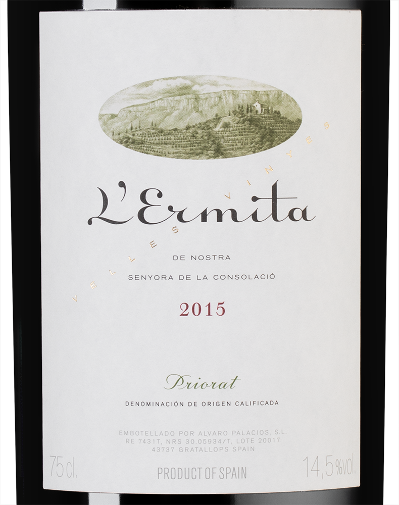 Вино L'Ermita Velles Vinyes, Alvaro Palacios, 2015, (105091), Испания, Каталония, красное, сухое, 0.75 л, Л`Эрмита Веллес Виньес, цена 249990 рублей
