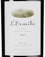 Вино L'Ermita Velles Vinyes, (105091), красное сухое, 2015 г., 0.75 л, Л`Эрмита Веллес Виньес цена 219990 рублей