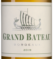 Вино Grand Bateau Blanc, (116559), белое сухое, 2019 г., 0.75 л, Гран Бато Блан цена 2740 рублей