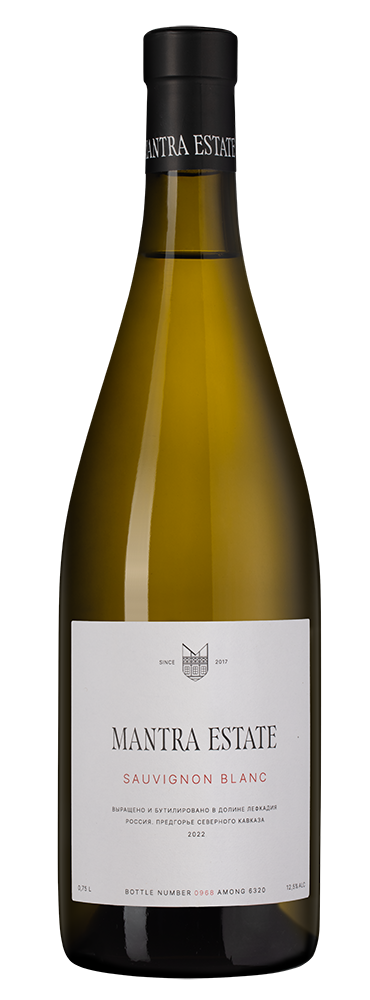 Вино Mantra Совиньон Блан, Mantra Estate, 2022, (146664), Россия, Кубань, белое, сухое, 0.75 л, Совиньон Блан, цена 3990 рублей