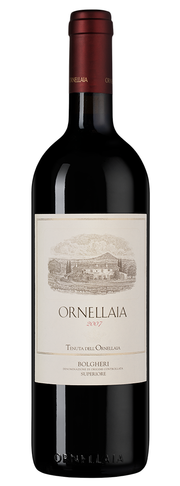 Вино Ornellaia, 2007, (127725), Италия, Тоскана, красное, сухое, 0.75 л, Орнеллайя, цена 162490 рублей