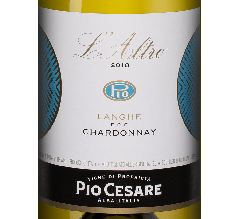 Вино L’Altro Chardonnay, Pio Cesare, 2018, (116897), Италия, Пьемонт, белое, сухое, 0.75 л, Ланге Шардоне Л'Альтро, цена 5990 рублей