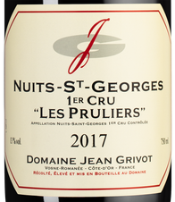 Вино Nuits-Saint-Georges Premier Cru Les Pruliers, (136481), красное сухое, 2017 г., 0.75 л, Нюи-Сен-Жорж Премье Крю Ле Прюлье цена 43040 рублей