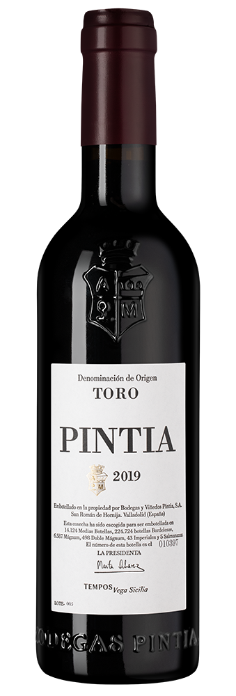 Вино Pintia (Toro), Bodegas y Vinedos Pintia, 2019, 0.375л, (147932), Испания, Кастилия и Леон, красное, сухое, 0.375 л, Пинтия, цена 11490 рублей