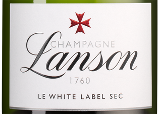 Шампанское Lanson White Label Dry-Sec в подарочной упаковке, (129966), gift box в подарочной упаковке, белое полусухое, 0.75 л, Уайт Лейбл Драй-Сек цена 12490 рублей