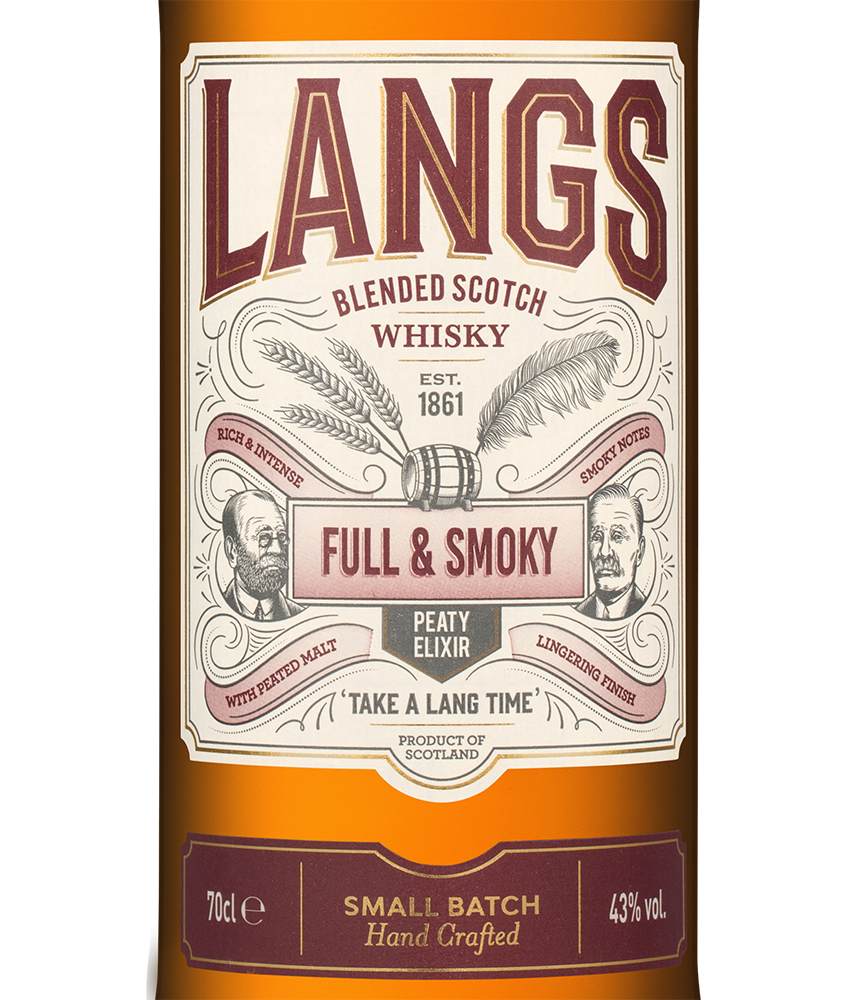 Виски Langs Full & Smoky в подарочной упаковке, (157229), Шотландия, 0.7 л, Лэнгс Фул энд Смоуки, цена 4690 рублей