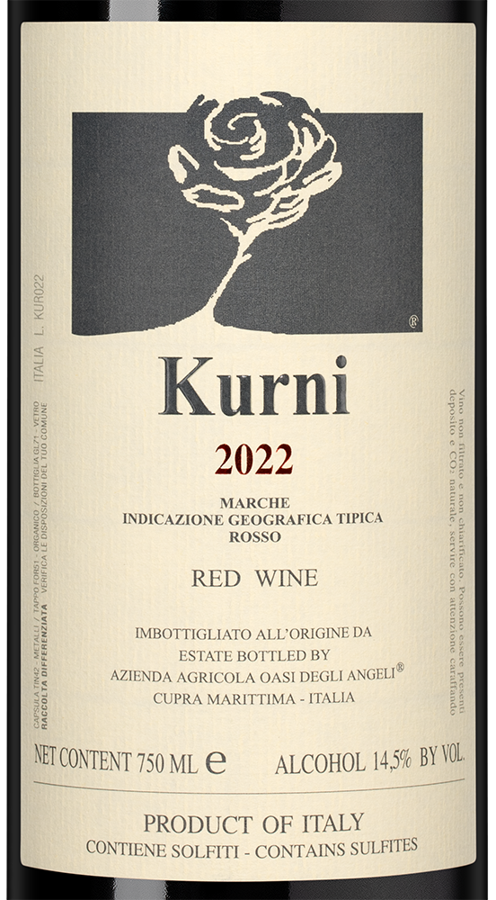 Вино Kurni, Oasi degli Angeli, 2022, (155167), Италия, Марке, красное, полусладкое, 0.75 л, Курни, цена 29990 рублей