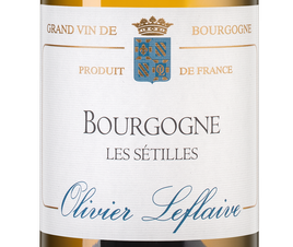 Вино Bourgogne Les Setilles, (128343), белое сухое, 2019 г., 0.75 л, Бургонь Ле Сетий цена 9990 рублей