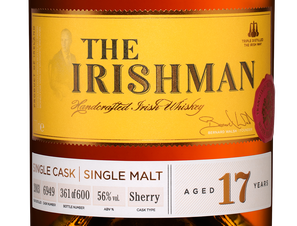 Виски The Irishman 17 YO Single Malt, gift box, (126725), gift box в подарочной упаковке, Односолодовый 17 лет, Ирландия, 0.7 л, Зе Айришмен 17 Лет цена 24990 рублей