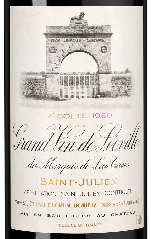 Вино Chateau Leoville Las Cases, 1980, 1.5л, (152583), Франция, Бордо, красное, сухое, 1.5 л, Шато Леовиль Лас Каз, цена 219990 рублей