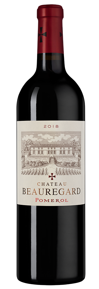 Вино Chateau Beauregard (Pomerol), 2018, (148025), Франция, Бордо, красное, сухое, 0.75 л, Шато Борегар, цена 22490 рублей