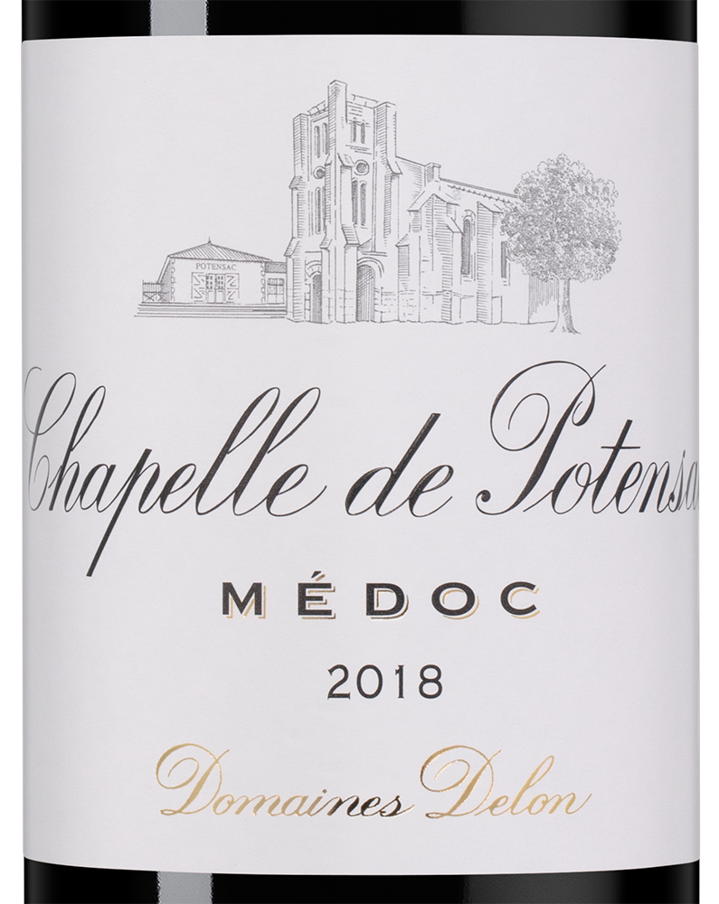 Вино Chapelle de Potensac (Medoc), Chateau Potensac, 2018, (151912), Франция, Бордо, красное, сухое, 0.75 л, Шапель де Потансак, цена 5690 рублей