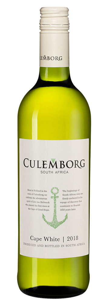 Вино Cape White, Culemborg, 2018, (113103), Южная Африка, Вестерн Кейп, белое, полусухое, 0.75 л, Кейп Уайт, цена 1390 рублей