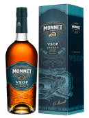 Крепкие напитки Cognac AOC Monnet VSOP в подарочной упаковке