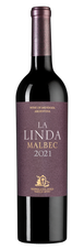 Вино Malbec La Linda, (133654), красное сухое, 2021 г., 0.75 л, Мальбек Ла Линда цена 1740 рублей