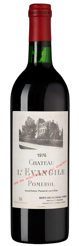 Вино Chateau L'Evangile, Chateau l'Evangile, 1976, 0.73л, (158661), Франция, Бордо, красное, сухое, 0.73 л, Шато л'Еванжиль, цена 92490 рублей