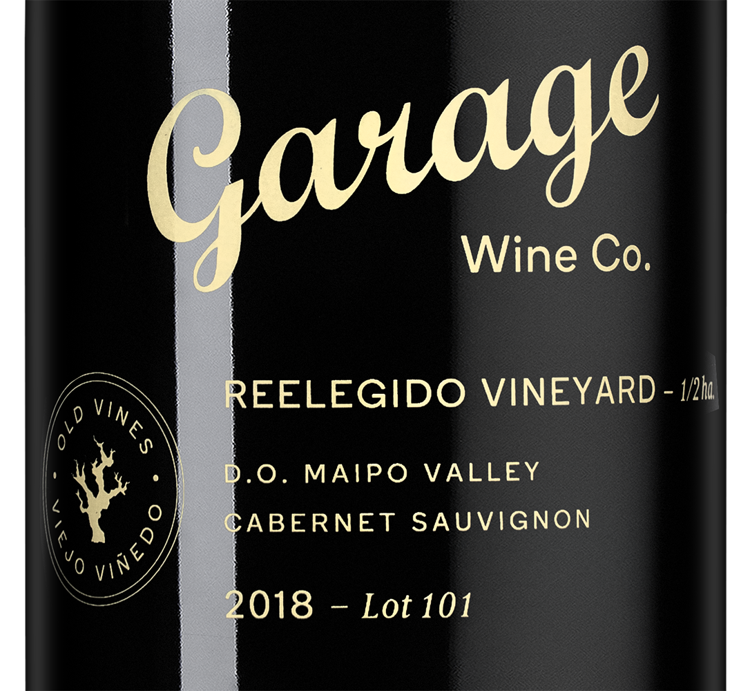 Вино Reelegido Vineyard Cabernet Sauvignon, Garage Wine, 2018, (141882), Чили, Центральная Долина, красное, сухое, 0.75 л, Реэлихидо Виньярд Каберне Совиньон, цена 8490 рублей