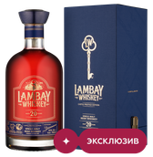 Крепкие напитки Lambay Single Malt Irish Whiskey 20 Years Old в подарочной упаковке