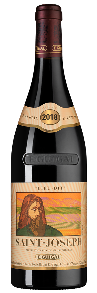 Вино Saint-Joseph Lieu-dit, Guigal, 2018, (125923), Франция, Долина Роны, красное, сухое, 0.75 л, Сен-Жозеф Льё-ди, цена 16490 рублей