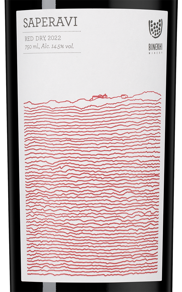 Вино Saperavi, Binekhi, 2022, (158165), Грузия, Кахетия, красное, сухое, 0.75 л, Саперави, цена 2290 рублей
