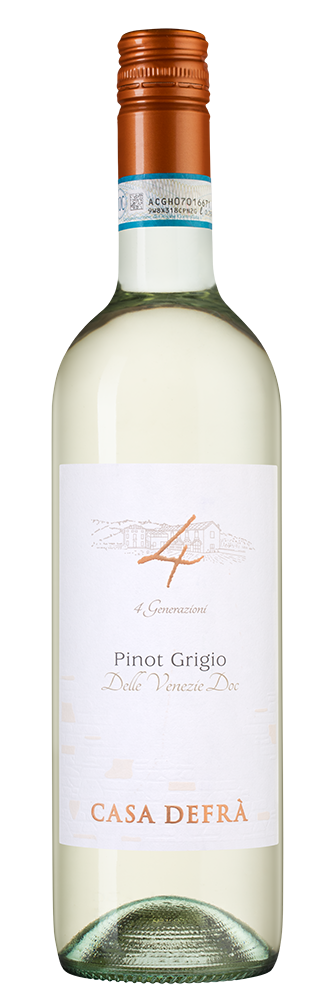 Вино Pinot Grigio, Casa Defra, 2023, (147210), Италия, Венето, белое, полусухое, 0.75 л, Пино Гриджо, цена 1790 рублей