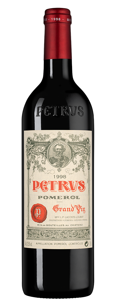 Вино Petrus, 1998, (106229), Франция, Бордо, красное, сухое, 0.75 л, Петрюс, цена 1499990 рублей