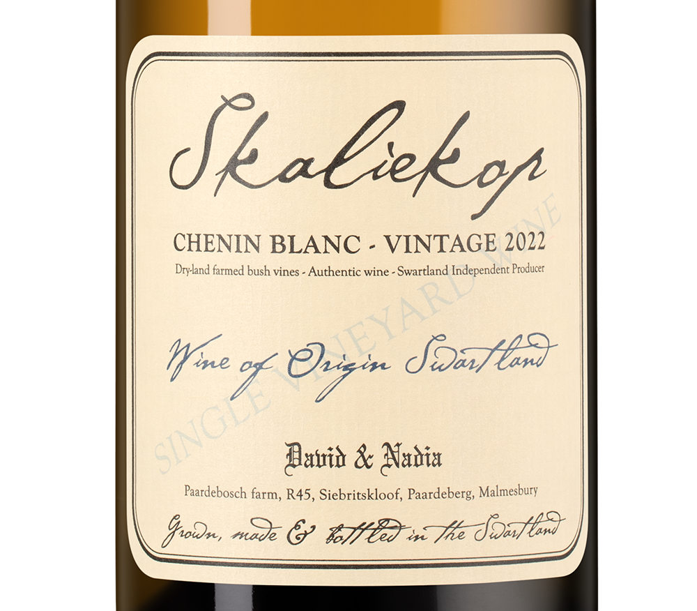 Вино Skaliekop, David & Nadia, 2023, (155476), Южная Африка, Свортленд, белое, сухое, 0.75 л, Скальекоп, цена 19990 рублей