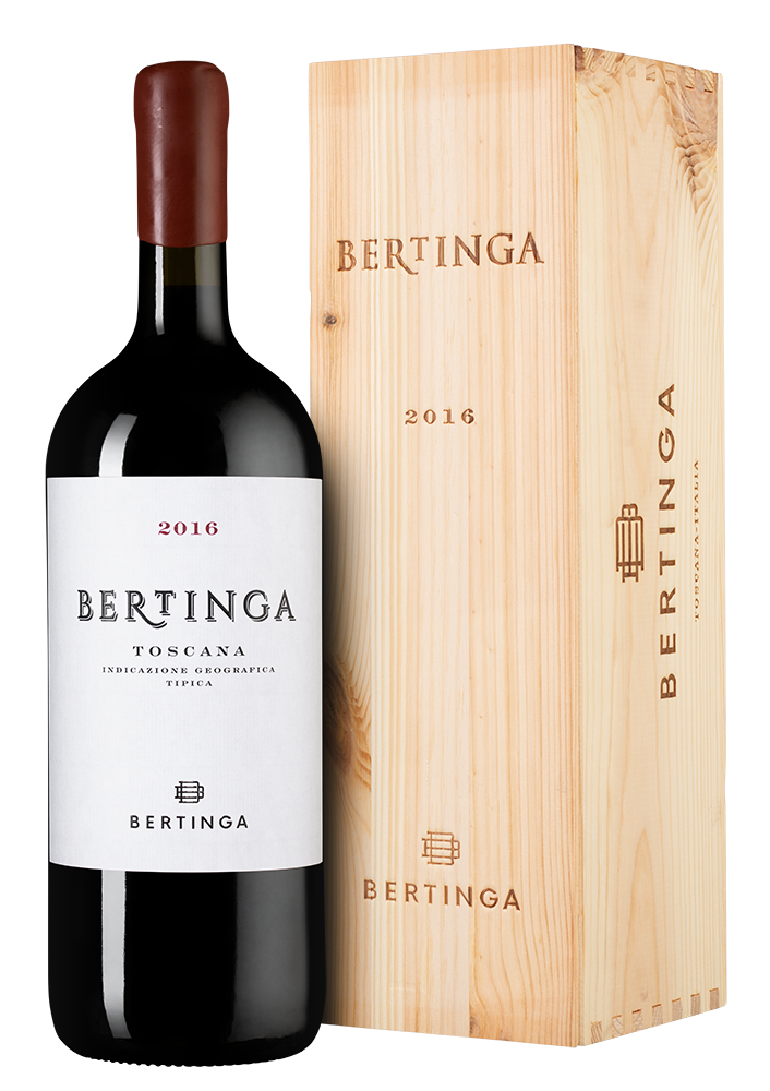 Вино Bertinga в подарочной упаковке, 2016, 1.5л, (131583), Италия, Тоскана, красное, сухое, 1.5 л, Бертинга, цена 37490 рублей