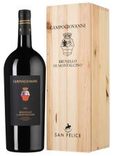 Вино Brunello di Montalcino Campogiovanni, (131220), красное сухое, 2013 г., 1.5 л, Брунелло ди Монтальчино Камподжованни цена 23490 рублей