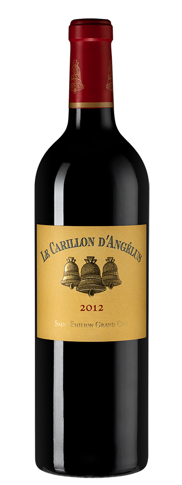 Вино Le Carillon d'Angelus (Saint-Emilion), Chateau Angelus, 2012, (115288), Франция, Бордо, красное, сухое, 0.75 л, Ле Карийон д'Анжелюс, цена 36490 рублей