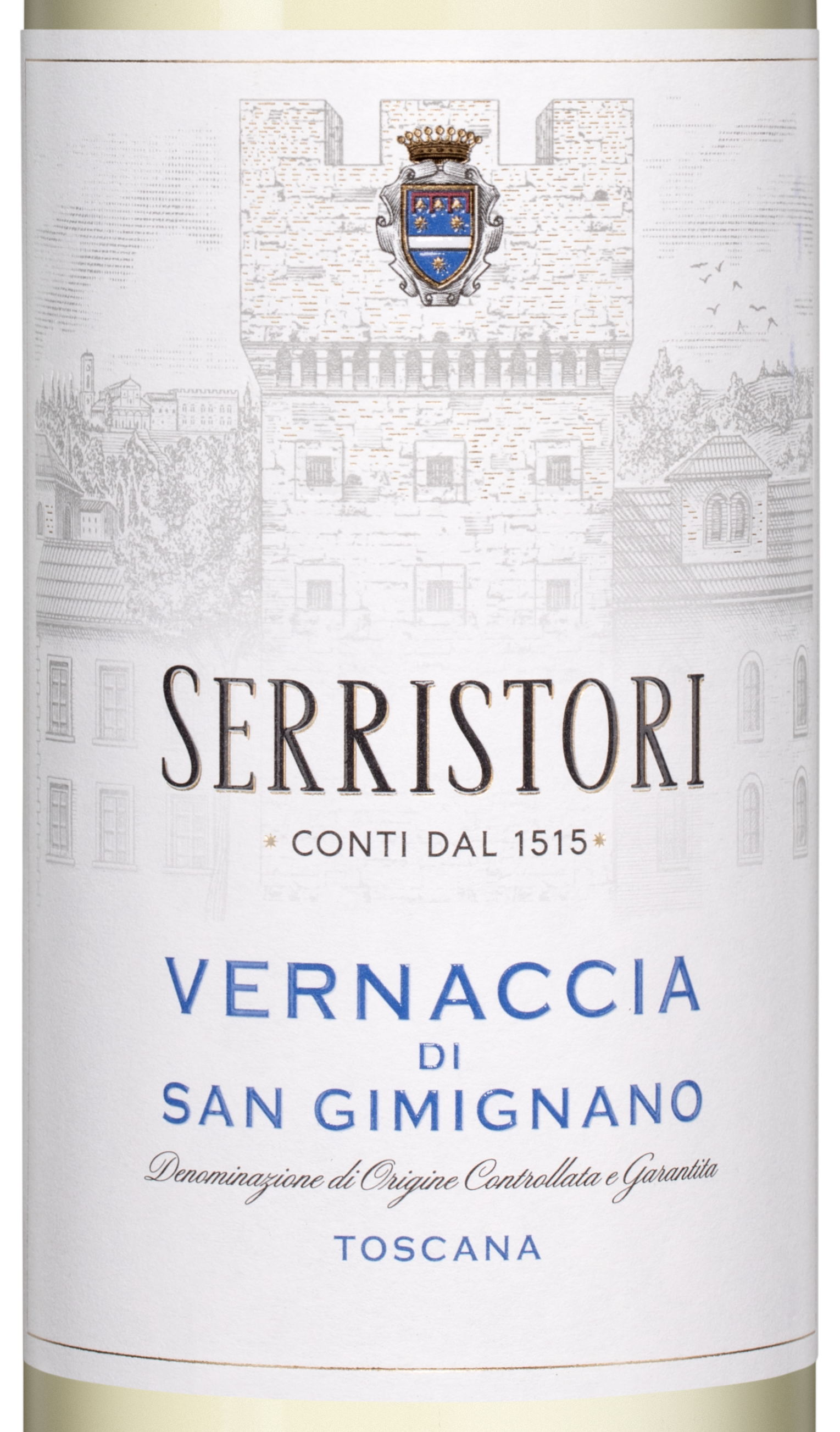 Вино Vernaccia di San Gimignano, Conti Serristori, 2024, (155164), Италия, Тоскана, белое, сухое, 0.75 л, Верначча ди Сан Джиминьяно, цена 2090 рублей