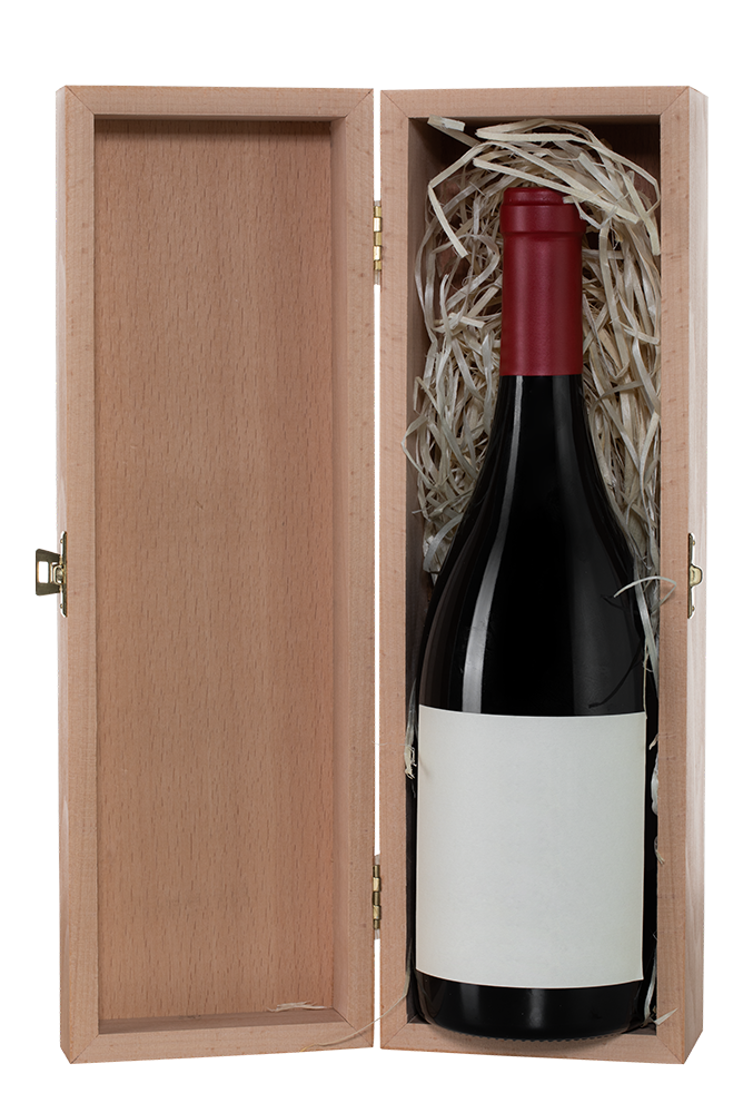 Футляр для 1 бутылки 0.75 л, Бургонь(бук), (000249), Россия, Футляр на 1 бут. Бургонь (бук), Россия, цена 1790 рублей