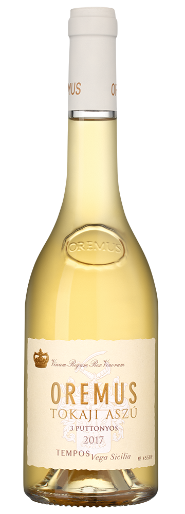 Вино Tokaji Aszu 3 puttonyos, Oremus, 2017, 0.5л, (153665), Венгрия, Токай, белое, сладкое, 0.5 л, Токай Ассу 3 путтоньош, цена 12490 рублей