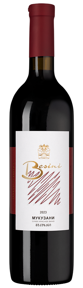 Вино Mukuzani, Besini, 2023, (149941), Грузия, Кахетия, красное, сухое, 0.75 л, Мукузани, цена 1840 рублей
