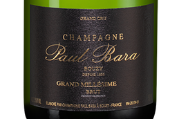Шампанское Paul Bara Grand Millesime Grand Cru Bouzy Brut