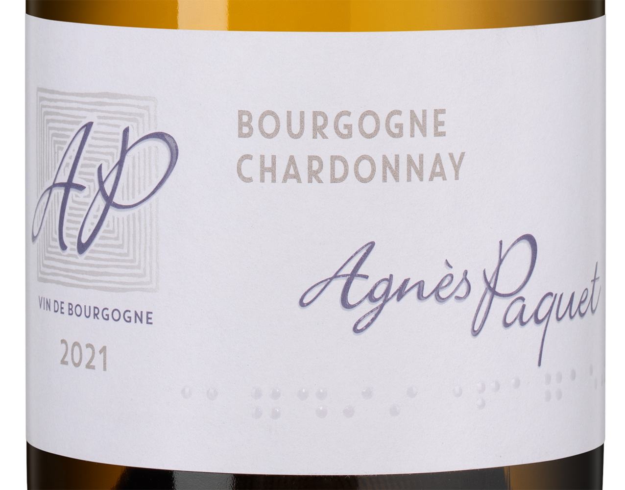 Вино Bourgogne Chardonnay, Domaine Agnes Paquet, 2021, (143554), Франция, Бургундия, белое, сухое, 0.75 л, Бургонь Шардоне, цена 8490 рублей