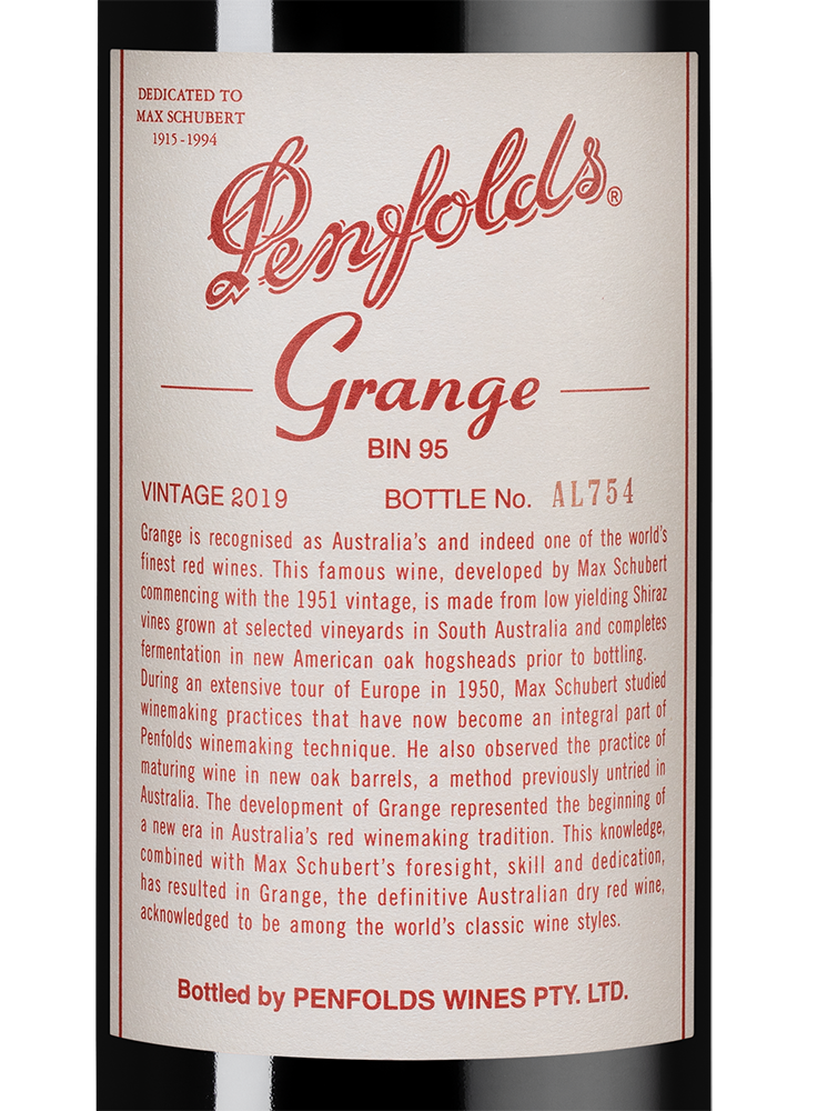 Вино Penfolds Grange в подарочной упаковке, 2019, (153379), Австралия, Южная Австралия, красное, сухое, 0.75 л, Пенфолдс Грэнж, цена 199990 рублей