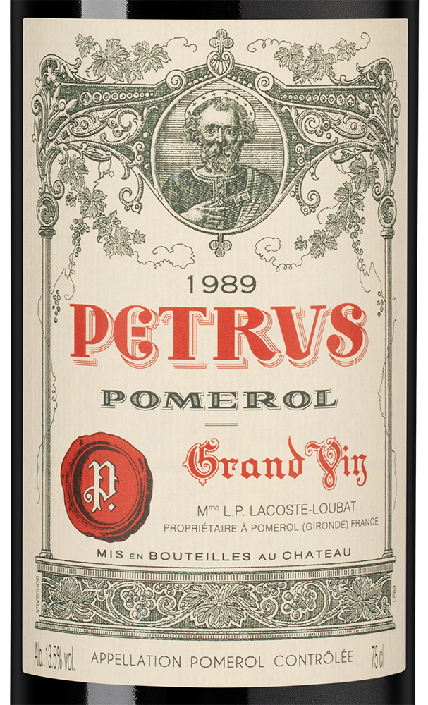 Вино Petrus, 1989, (154440), Франция, Бордо, красное, сухое, 0.75 л, Петрюс, цена 2999990 рублей