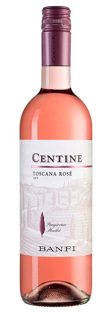 Вино Centine Rose, Banfi, 2021, (137372), Италия, Тоскана, розовое, полусухое, 0.75 л, Чентине Розе, цена 2990 рублей