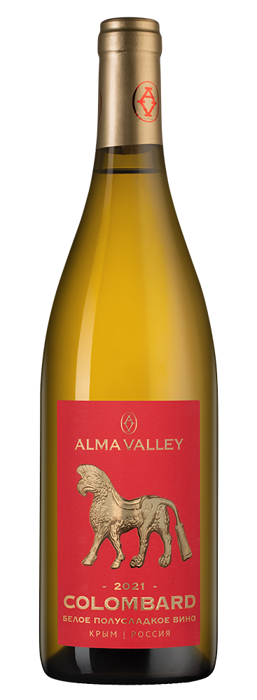Вино Коломбар, Alma Valley, 2021, (138625), Россия, Крым, белое, полусладкое, 0.75 л, Коломбар, цена 1140 рублей