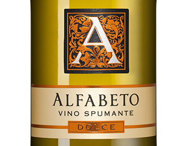 Игристое вино Alfabeto Dolce, (159116), Италия, белое, полусладкое, 0.75 л, Альфабето Дольче, цена 1690 рублей